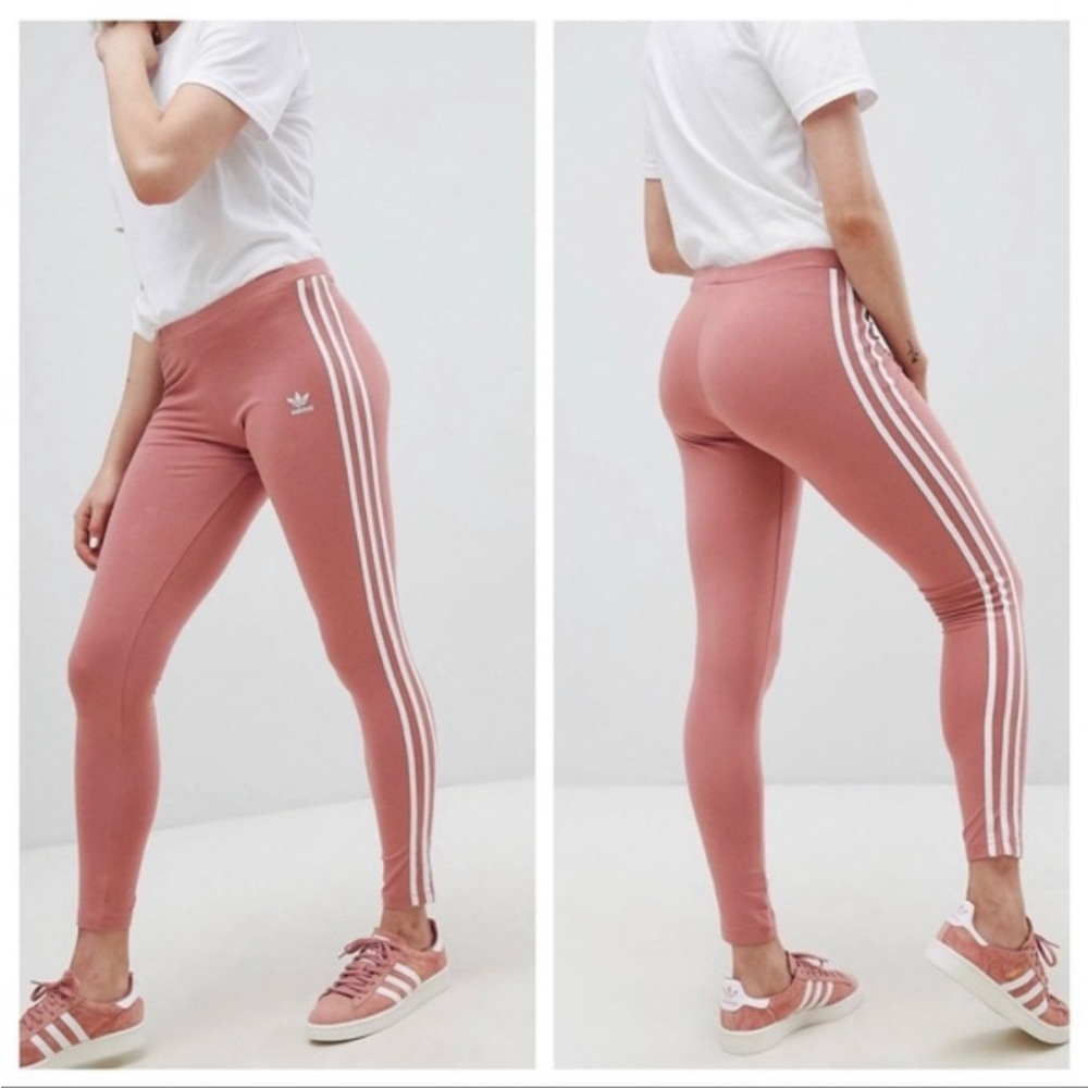 Ash Pink Adidas Leggings